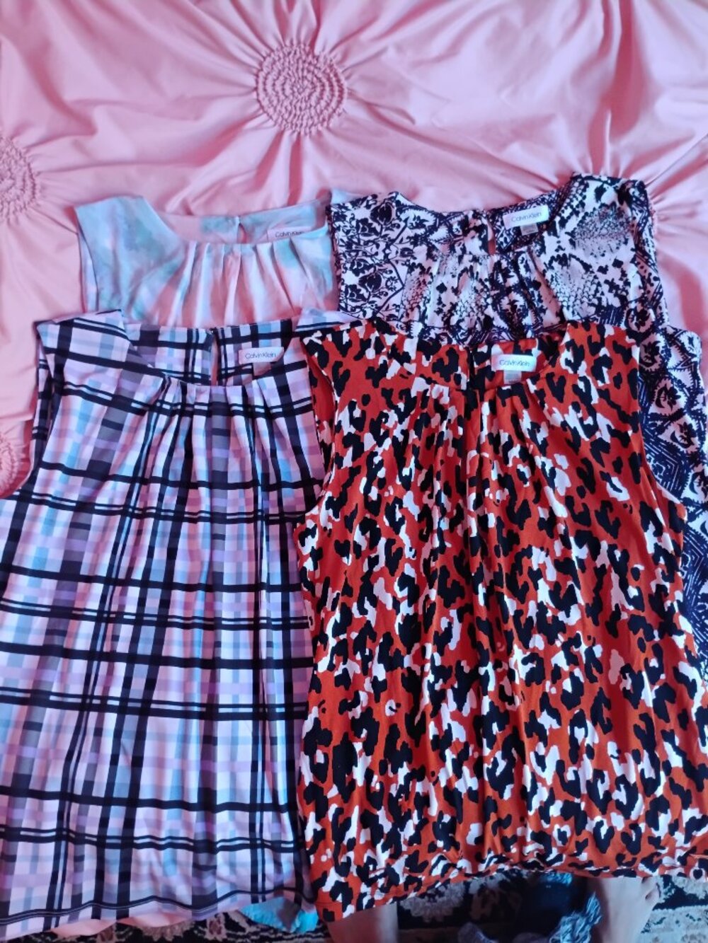 Bundle of 4 women's work/dress shirts